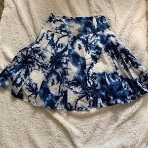 Inc tie dye skirt